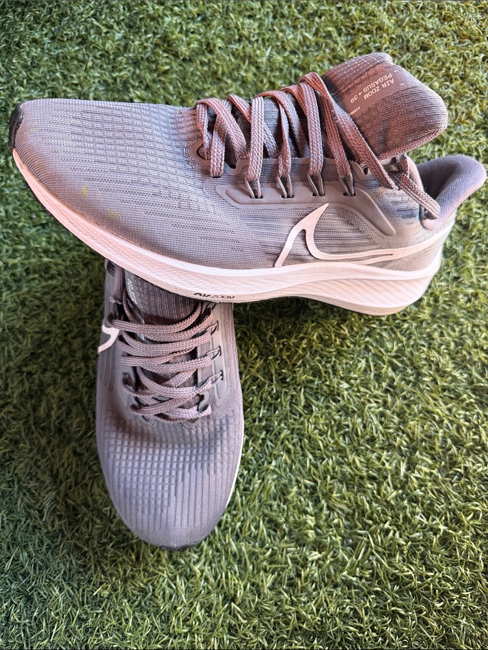 Nike Women’s Sneakers in Light Gray with White Swoosh